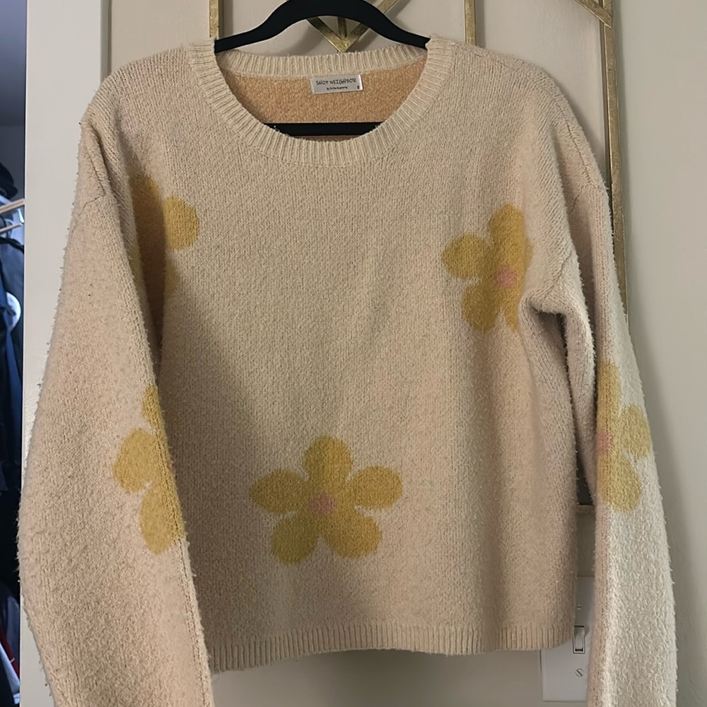 Cute Flower Sweater